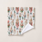 メリークリスマスくるみ割り人形の休日 バスタオルセット (ウォッシュタオル)