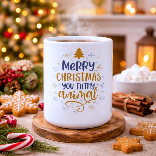 メリークリスマスこのクズ野郎 コーヒーマグカップ