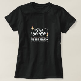 「メリークリスマスこの季節のフェスティバルデザイン」 Tシャツ