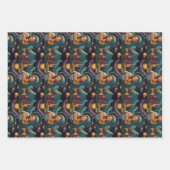 メリークリスマスすてきフェスティバルラッピング紙 ラッピングペーパーシート (正面)