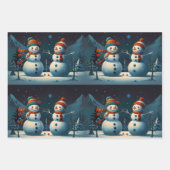 メリークリスマスすてきフェスティバルラッピング紙 ラッピングペーパーシート (正面2)