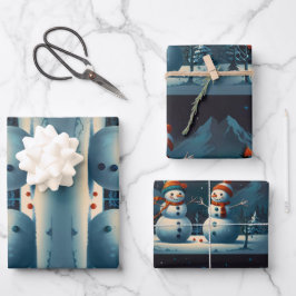 メリークリスマスすてきフェスティバルラッピング紙 ラッピングペーパーシート