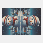 メリークリスマスすてきフェスティバルラッピング紙 ラッピングペーパーシート (正面)