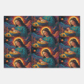 メリークリスマスすてきフェスティバルラッピング紙 ラッピングペーパーシート (正面2)