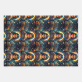 メリークリスマスすてきフェスティバルラッピング紙 ラッピングペーパーシート (正面)