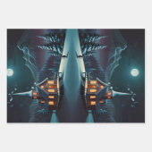 メリークリスマスすてきフェスティバルラッピング紙 ラッピングペーパーシート (正面)