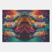 メリークリスマスすてきフェスティバルラッピング紙 ラッピングペーパーシート (正面)