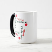 メリークリスマスつるとオーナメント モーフィングマグカップ (正面左)