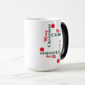 メリークリスマスつるとオーナメント モーフィングマグカップ (正面右)