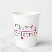 メリークリスマスつるとオーナメント 紙コップ (裏面)