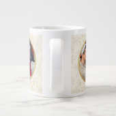 メリークリスマスとおばあちゃんを愛して | 2枚 ジャンボコーヒーマグカップ (裏面)