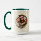 メリークリスマスとおばあちゃんを愛して | 2枚 マグカップ (左)