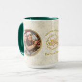 メリークリスマスとおばあちゃんを愛して | 2枚 マグカップ (正面左)