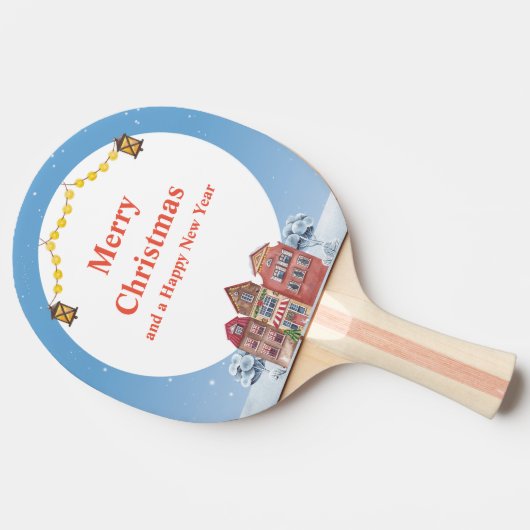 メリークリスマスとお正月最高の 卓球ラケット (横)