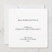 メリークリスマスとお正月 (裏面)