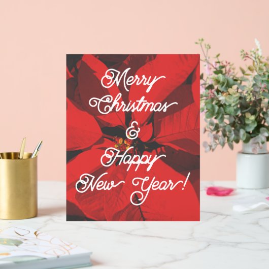 メリークリスマスとお正月 アクリルサイン (ウェディング)