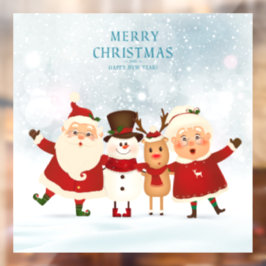 メリークリスマスとお正月 ウィンドウサイン