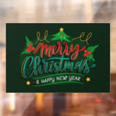 メリークリスマスとお正月 ウィンドウサイン (シート2)