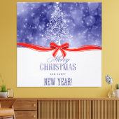 メリークリスマスとお正月 キャンバスプリント (インサイチュ (リビング))