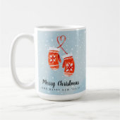 メリークリスマスとお正月 コーヒーマグカップ (左)