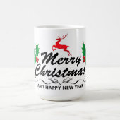 メリークリスマスとお正月 コーヒーマグカップ (中央)
