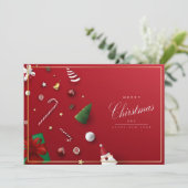 メリークリスマスとお正月 シーズンカード (スタンド正面)