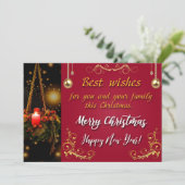 メリークリスマスとお正月 シーズンカード (スタンド正面)