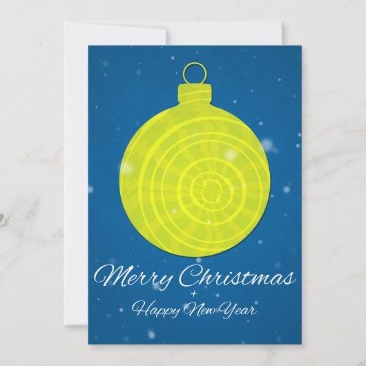 メリークリスマスとお正月 シーズンカード (正面)