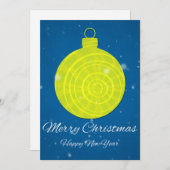 メリークリスマスとお正月 シーズンカード (正面/裏面)