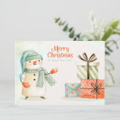 メリークリスマスとお正月 シーズンカード (スタンド正面)
