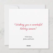 メリークリスマスとお正月 シーズンカード (裏面)