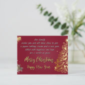 メリークリスマスとお正月 シーズンポストカード (スタンド正面)
