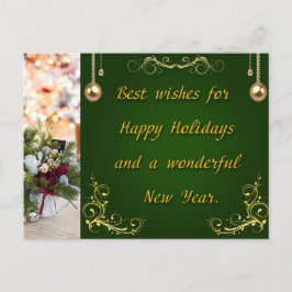 メリークリスマスとお正月 シーズンポストカード