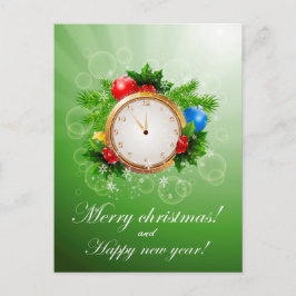 メリークリスマスとお正月 シーズンポストカード