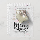 メリークリスマスとお正月 シーズンポストカード (正面/裏面)