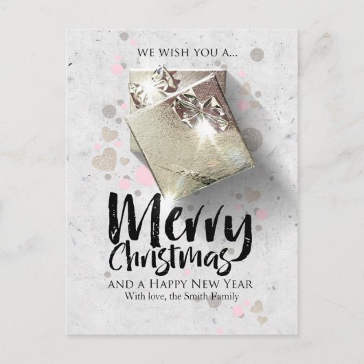 メリークリスマスとお正月 シーズンポストカード (正面)