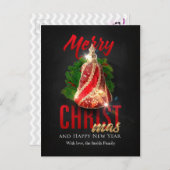 メリークリスマスとお正月 シーズンポストカード (正面/裏面)