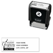 メリークリスマスとお正月 セルフインキングスタンプ (インサイチュ)