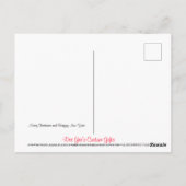 メリークリスマスとお正月 ポストカード (裏面)