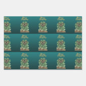 メリークリスマスとお正月 ラッピングペーパーシート (正面3)