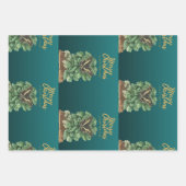 メリークリスマスとお正月 ラッピングペーパーシート (正面2)