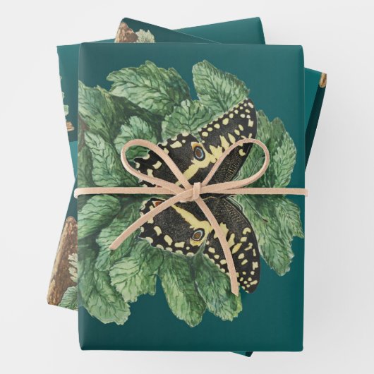 メリークリスマスとお正月 ラッピングペーパーシート (インサイチュ)