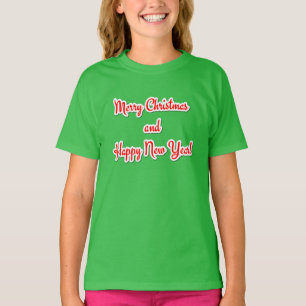 メリークリスマスとお正月 Tシャツ