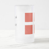 メリークリスマスとよいお年を！ フロストグラスビールジョッキ (中央)