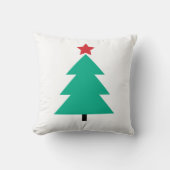 メリークリスマスとクリスマスツリー クッション (正面)