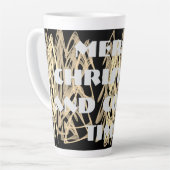 メリークリスマスとコーヒーの時間！ カフェラテマグ (左アングル)