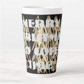 メリークリスマスとコーヒーの時間！ カフェラテマグ (正面)