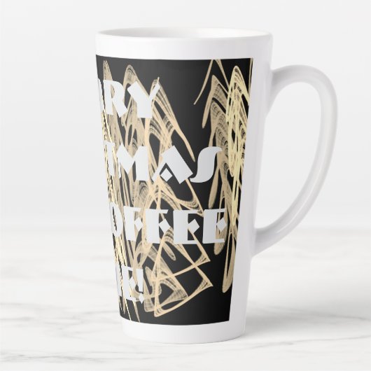 メリークリスマスとコーヒーの時間！ カフェラテマグ (右)