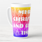 メリークリスマスとコーヒーの時間！ カフェラテマグ (左アングル)