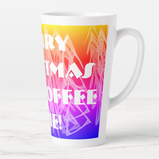 メリークリスマスとコーヒーの時間！ カフェラテマグ (右)